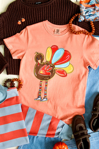 Gobble & Gather Graphic Tee • Dusty Peach