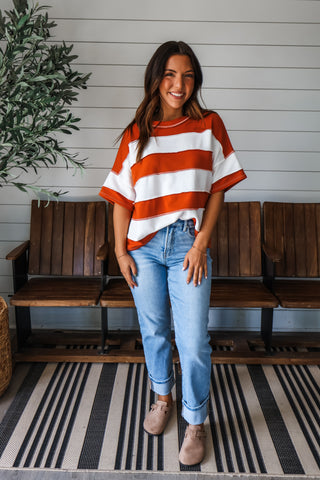 Post It Stripes • Pumpkin