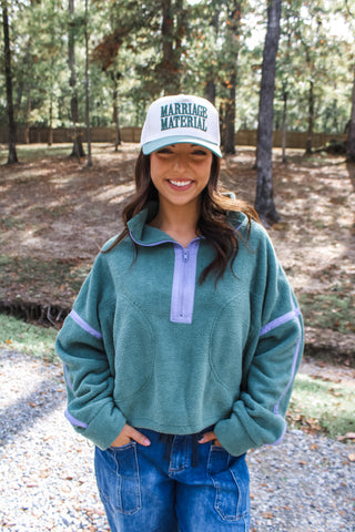 Alpine Adventures Half Zip • Juniper