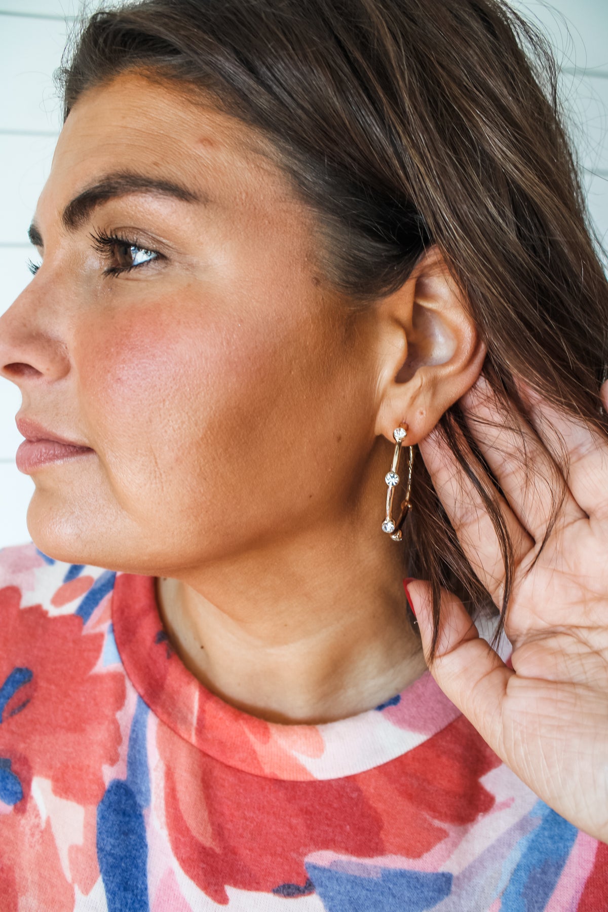 Sparkle On Hoop Earrings • Gold