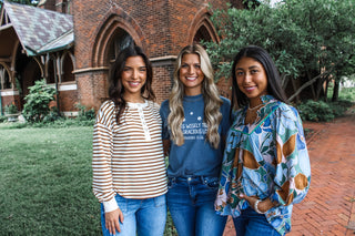 She Speaks Wisely Graphic Tee • Dusty Navy