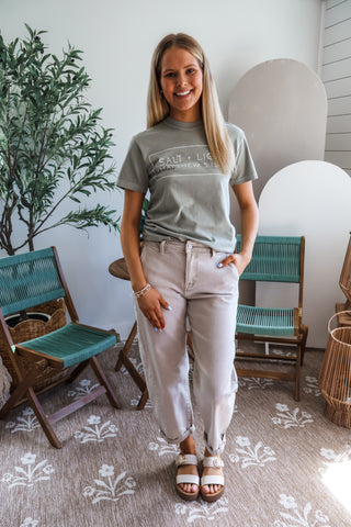 Salt & Light Graphic Tee • Sandstone