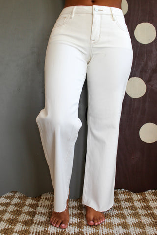 Oakley Straight Leg | Tummy Control • Cream