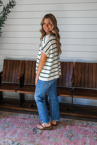 Cute & Classic • Emerald Stripe