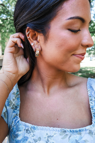 Heritage Hoop Earrings • Gold