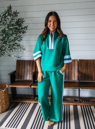 The Right Track Pant Set • Green