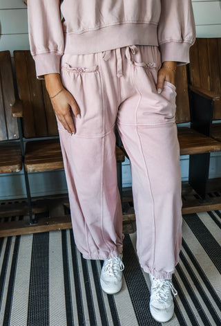 Sunday Studio Pant Set • Blush
