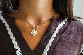 Lead By Faith Toggle Necklace • Gold