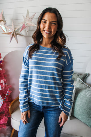 Making A List • Blue Stripes - FINAL SALE