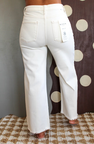 Piper Wide Leg | Tummy Control • Cream