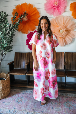 Summer Blossom Midi • Pink Floral