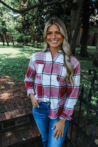 Picture perfect plaid • crimson