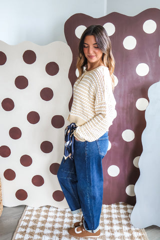 Golden Hour Striped Cardigan • Yellow