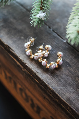 Holiday Classic Hoop Earrings • Gold