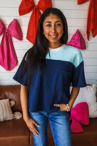 Fresh & Fun Colorblock • Navy Mix