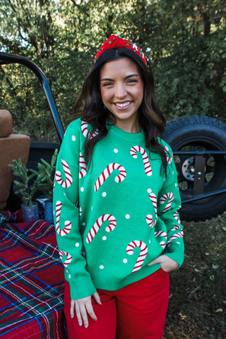 Candy Cane Wishes • Green