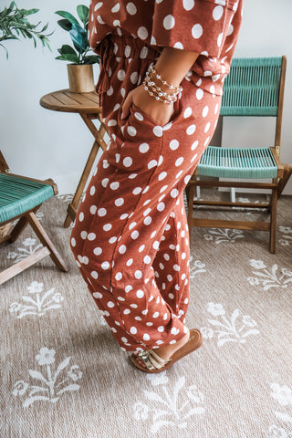 Find The Fun Pant Set • Rust Dot