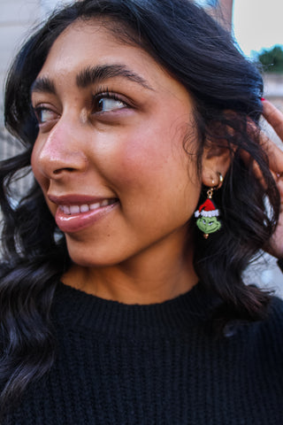 Merry Grinchmas Earrings • Multi