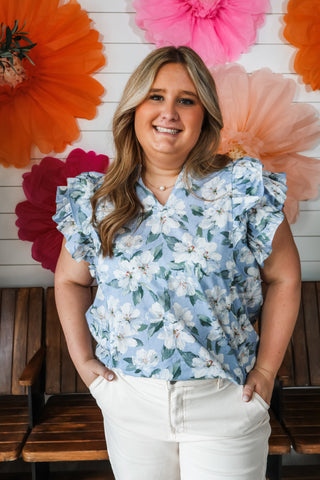 Precious To Me • Blue Floral - PLUS