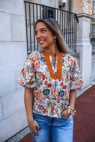 Hopeful Harvest • Orange Floral