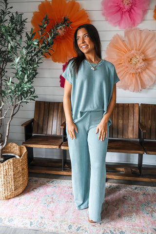 Daily Downtime Pant Set • Sage