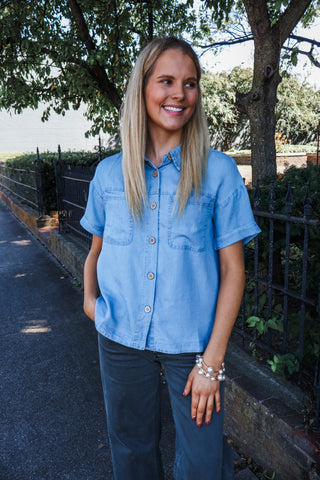 Everyday Denim Shirt • Light Wash