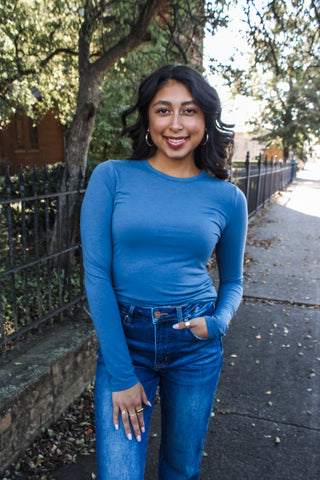 Best Basic Crewneck • Slate - FINAL SALE