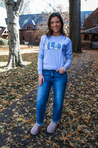 Wildcats Legacy Graphic Tee • Heather Grey