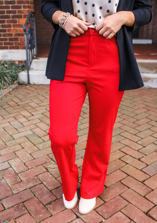 Rockin’ Red Dress Pants