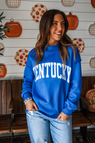 Wildcats Reversible Pullover • Blue