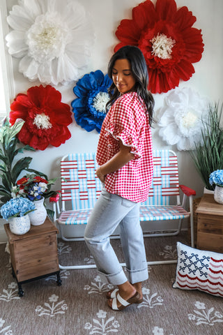 Pursuit Of Happiness • Red Gingham