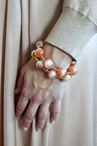 Glow & Glisten Ball Bracelet • Blush