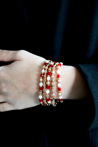 Rockin’ Red Holiday Bracelet • Multi