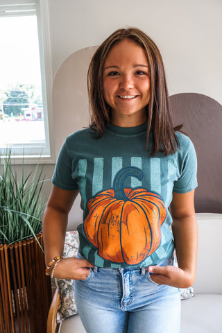 Welcome To The Pumpkin Patch Graphic Tee • Emerald