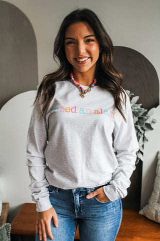 I Need An Alani Graphic Tee • Ash Grey