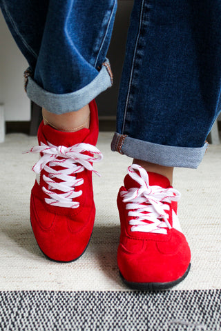 In The Lane Sneaker • Red/White