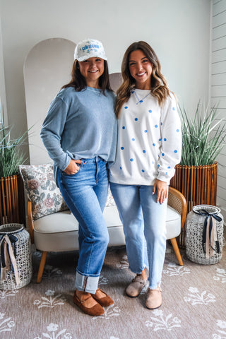 Spot Of Sunshine Pullover • White
