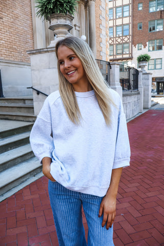 Over & Out Pullover • Ash Grey