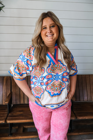 Bright & Beautiful • Cream Multi - PLUS