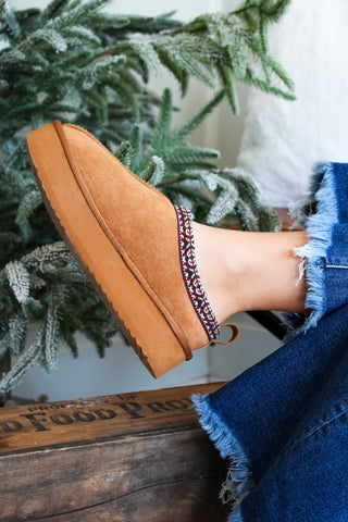 Mix & Mingle Platform Slipper • Tan