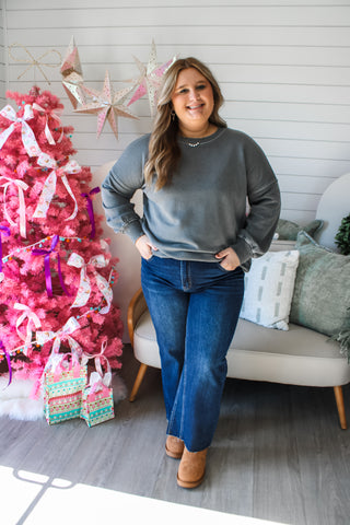 Festive Favorite Pullover • Shadow - PLUS