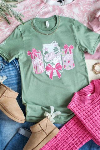 Have A Dr. Pepper Holiday Graphic Tee • Sage