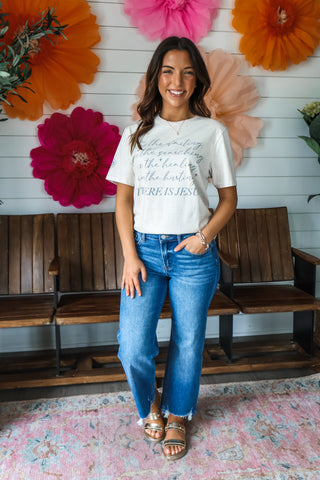 In The Waiting There Is Jesus Graphic Tee • Heather Oatmeal