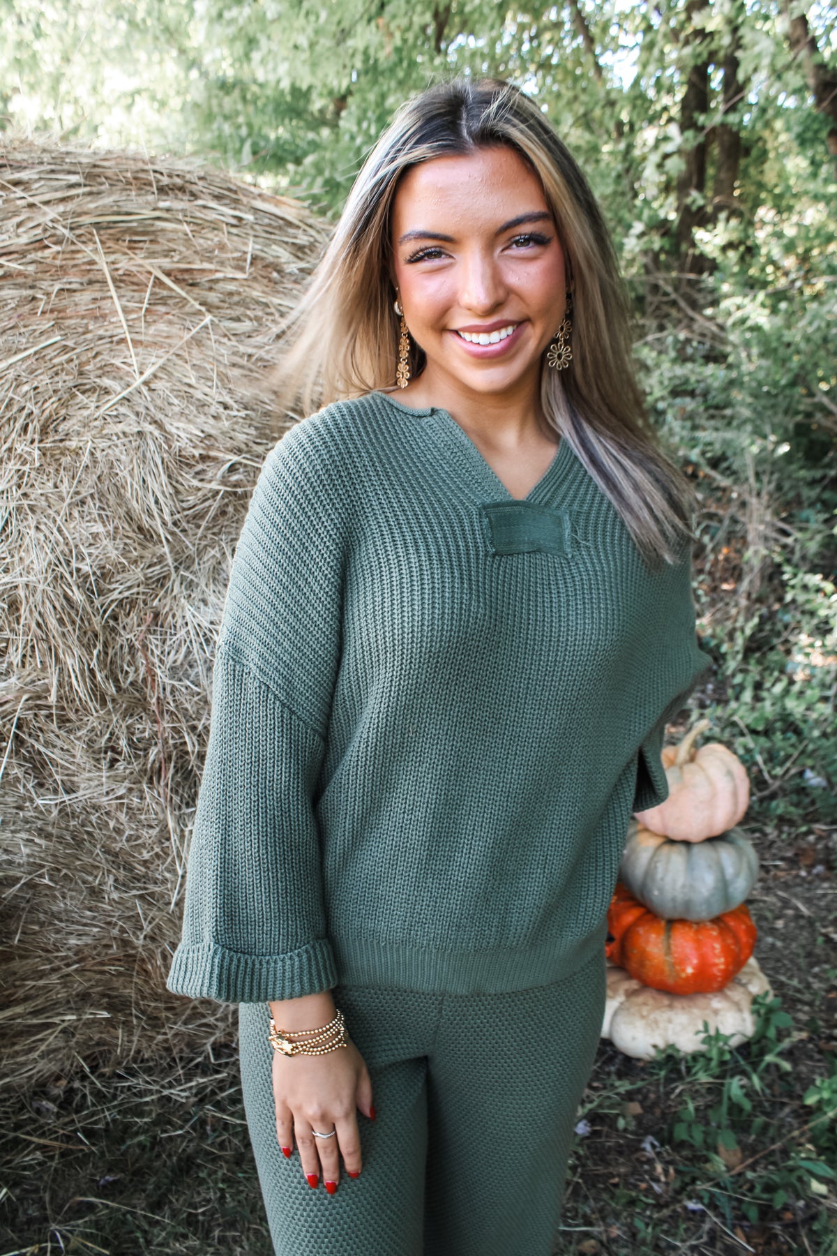 Rustic Retreat Sweater • Olive