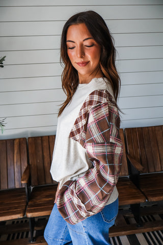 Playful In Plaid • Oatmeal Multi