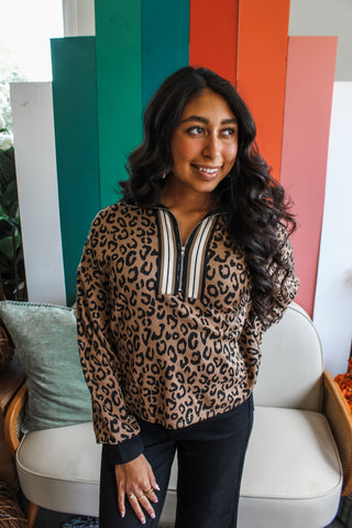 Back In The Spotlight Top • Leopard - FINAL SALE