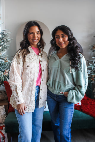 Home For The Holidays • Cream Floral