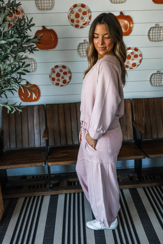 Sunday Studio Pant Set • Blush