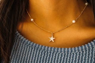 Seaside Charm Necklace • Gold