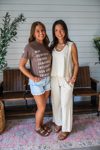 Sandy Shores Top • Wheat
